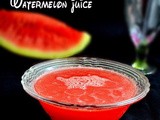 Watermelon juice recipe|summer drinks