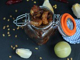 Amla/gooseberry garlic instant pickles