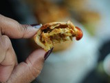 Baked Samosa bites/Pin wheels using wheat flour