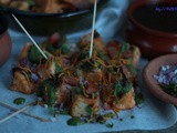 Coated idli chaat