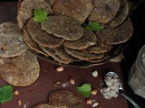 Raagi/Millet flour – Masala Nippattu/Savoury Crackers