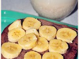 Choco banana, breakfast idea