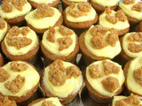 Apple Crumble and Custard Mini Cakes