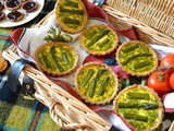 Asparagus Tarts with a Pesto Surprise aka Asparagoose Tarts