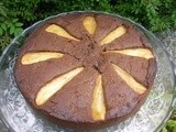 Caramelised Pear, Honey and Carob Cake - Random Recipes #29