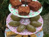 Chococo Brownies and Matcha Madeleines