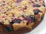 Chocolate Blackcurrant Buckle