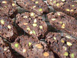 Chocolate Pistachio Biscotti with Orange and Cardamom – Gluten Free