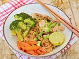 Easy One Pot Ramen with Tofu and Vegetables