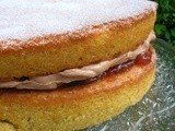 Fig and Chocolate Victoria Sponge - Random Recipes #31