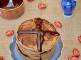 Hot Cross Bun Pancakes for Easter