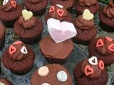 Mini Chocolate Valentine's Cakes and Chocolate Log Blog is Five