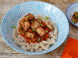 Miso Marinated Tofu with My Pasta’s Last Stand – Vegan & Gluten Free