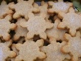 Orange and Cinnamon White Chocolate Shortbread