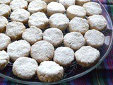 Pistachio Biscuits with Rose and Almonds