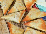 Spanakopita – Wild Greens and Feta Filo Parcels