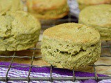 Spelt Scones with Health Giving Kefir, Matcha Green Tea & Honey