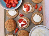 Spelt Strawberry Shortcakes with Lemon & Thyme