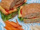 Tofu Lettuce Tomato Sandwich, a New Vegan Cookbook & a Giveaway