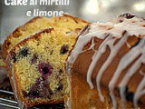 Cake ai mirtilli e limone