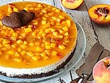 Cheesecake alle pesche-Peach cheesecake