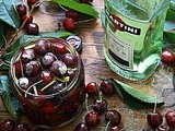 Ciliegie al vermouth bianco – Cherries in  white vermouth