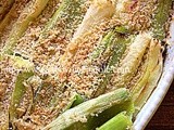 Porri gratinati - Leek gratin