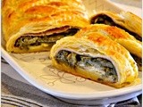 Strudel carciofi e prosciutto- Artichoke and ham strudel