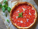 Torta salata pomodori e formaggio di capra- Tomato, goat cheese tart