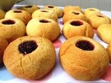 Jam thumbprint cookies