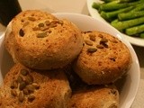 Olive and parmesan bread rolls