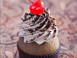 Coffee chocolate cupcake