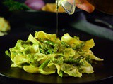 Farfalle with Asparagus & Saffron