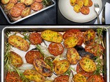 Oven-Roasted Potatoes and Tomatoes