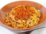 Ragu’ Bolognese with Fresh Tagliatelle