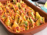 Ricotta, Prosciutto & Pea Stuffed Shells