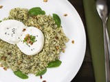 Risotto al Pesto with Burrata