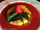 Ananas sous vide con salsa di fragole