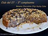 Banana chocolate chip wacky cake