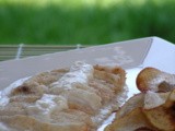 Escalopes de pollo con los sabores del caribe