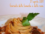 Linguine con lumache stufate