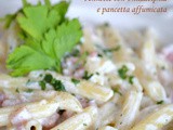 Pennette con philadephia e pancetta affumicata