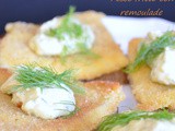 Pesce fritto con remoulade e limone