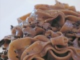 Tagliatelle al cacao, aglio e ... caffè