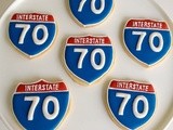 70th Birthday Cookies