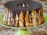 Black And White Angel Food Cake