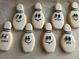 Bowling Pin Cookies