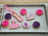 Cookies this Week- Ballerina Cookies and Hand painted Tropical Cookies