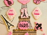 Paris Themed Cookies – Happy Birthday Sarah