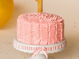 Pink Ruffle Cake- Cake Smash